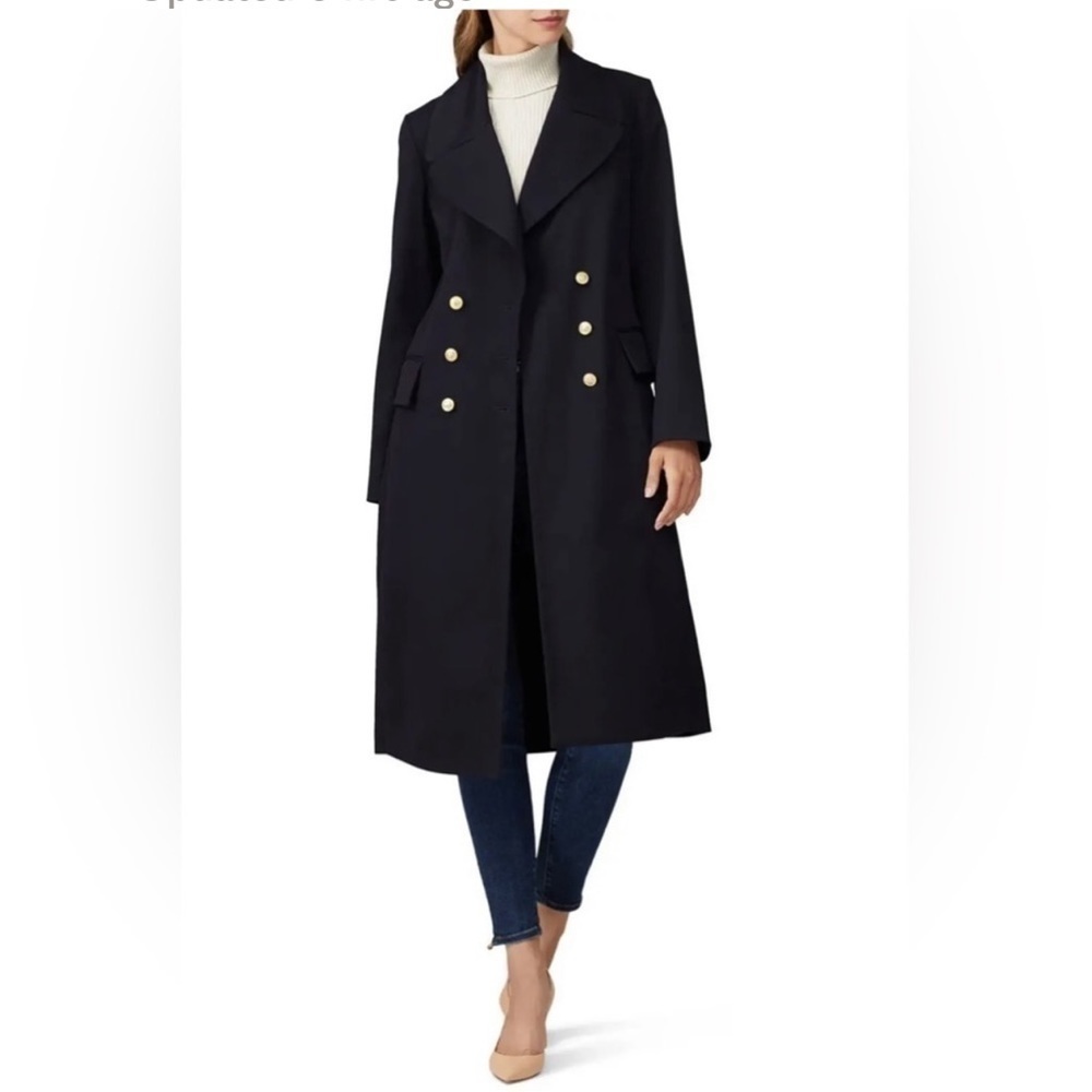 Victor Alfaro Collective Twill Double Breasted Trench Coat